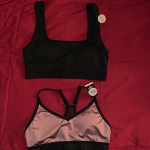 2 (Small) PINK Victoria Secret sports bras